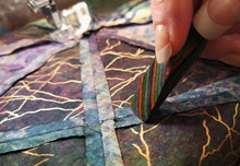 Load image into Gallery viewer, Creative Feet vintage style wooden presser pressing a fabric seem
