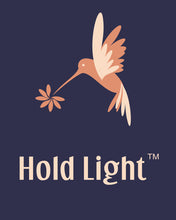 Load image into Gallery viewer, Hold Light sewing embroidery stabilizer hummingbird logo
