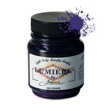 Load image into Gallery viewer, Jacquard Lumiere Fabric Paints 2.25oz - 546 Grape
