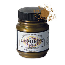 Load image into Gallery viewer, Jacquard Lumiere Fabric Paints 2.25oz - 548 Old Brass
