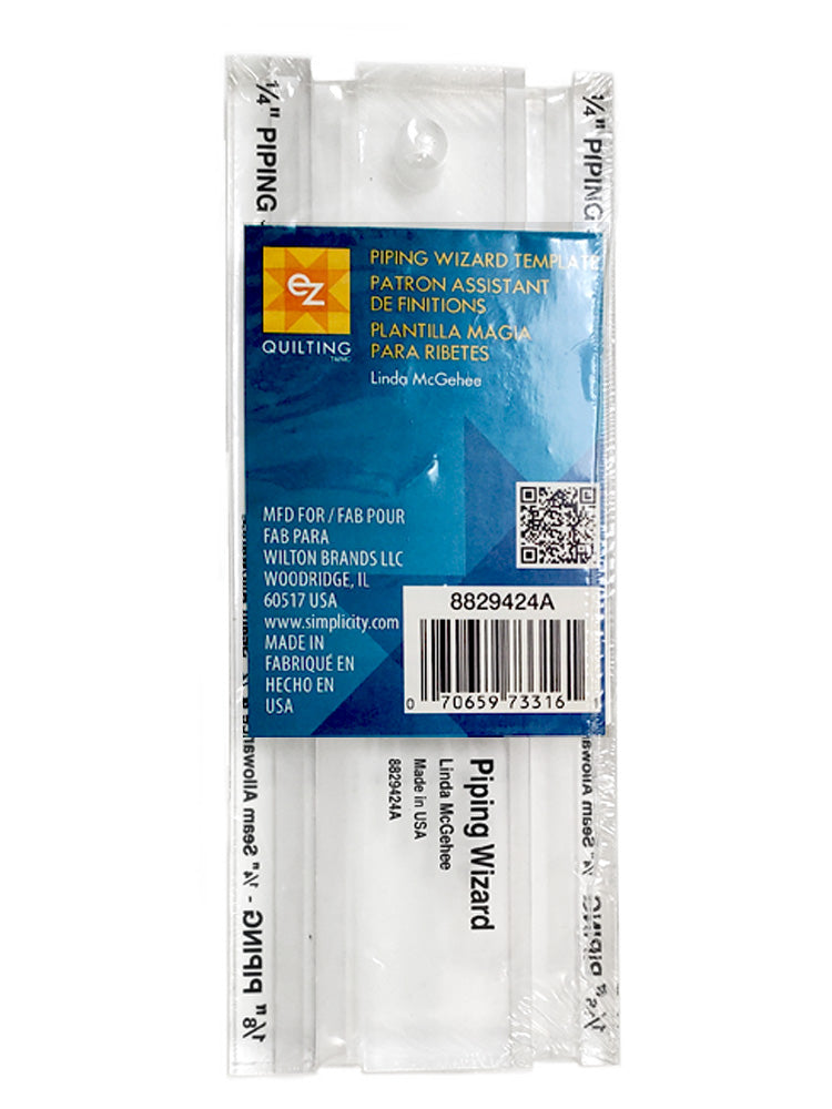 Piping Wizard Ruler / Seam Allowance Creative Feet