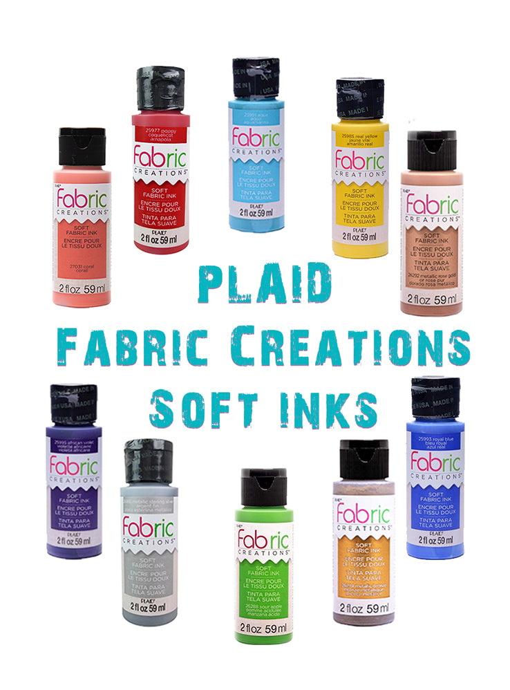 Soft Fabric Inks, Fabric Creations, Plaid – Creative Feet