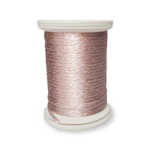 Load image into Gallery viewer, Quilt Highlights Metallic Rayon Flat Braid Ribbon - 029 Soft Pink Opal
