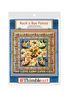 Rock a Bye Ponies Quilt pattern with rocking horses for babies