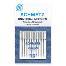 Load image into Gallery viewer, Schmetz sewing machine needles 60/8 universal 10 pack
