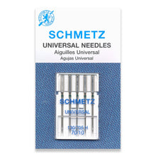 Load image into Gallery viewer, Schmetz sewing machine needles 70/10 universal 5 pack
