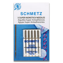 Load image into Gallery viewer, Schmetz sewing machine needles 70/10 universal nonstick 5 pack
