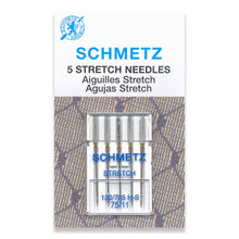 Load image into Gallery viewer, Schmetz sewing machine needles 75/11 stretch 5 pack
