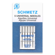 Load image into Gallery viewer, Schmetz sewing machine needles 80/12 universal 5 pack
