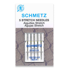 Load image into Gallery viewer, Schmetz sewing machine needles 90/14 stretch 5 pack
