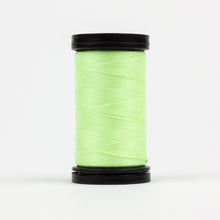 Load image into Gallery viewer, WonderFil Ahrora polyester thread glow in the dark spool green
