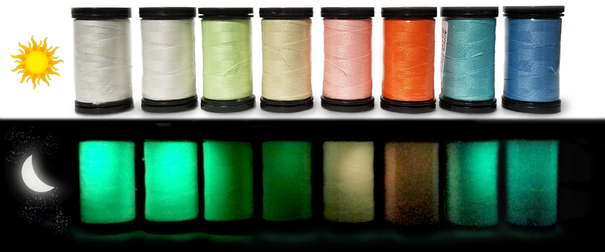 Ahrora Polyester Glow Thread, WonderFil, 40wt, 200yd – Creative Feet