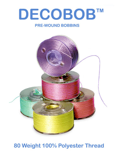 WonderFil DecoBob polyester sewing thread bobbins