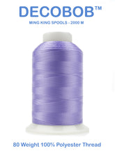 Load image into Gallery viewer, WonderFil DecoBob polyester sewing thread mini king spools

