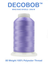 Load image into Gallery viewer, WonderFil DecoBob polyester sewing thread mini king spools
