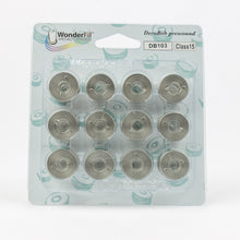 Load image into Gallery viewer, WonderFil DecoBob polyester sewing thread bobbins db103 grey
