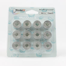 Load image into Gallery viewer, WonderFil DecoBob polyester sewing thread bobbins db113 dove grey
