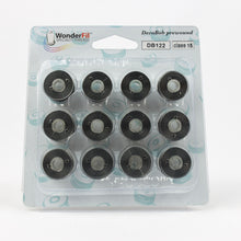 Load image into Gallery viewer, WonderFil DecoBob polyester sewing thread bobbins db122 dark grey
