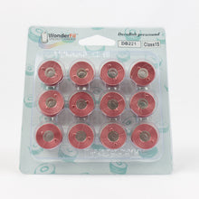 Load image into Gallery viewer, WonderFil DecoBob polyester sewing thread bobbins db221 dusty rose
