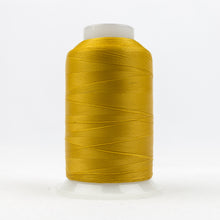 Load image into Gallery viewer, WonderFil DecoBob polyester sewing thread spool db131 dark gold
