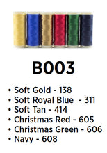 Load image into Gallery viewer, WonderFil InvisaFil polyester sewing thread collections b003 400m
