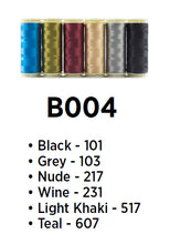 Load image into Gallery viewer, WonderFil InvisaFil polyester sewing thread collections b004 400m
