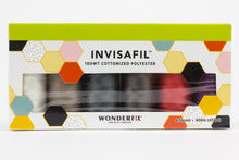 Load image into Gallery viewer, WonderFil InvisaFil polyester sewing thread collections b005 400m package

