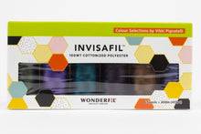Load image into Gallery viewer, WonderFil InvisaFil polyester sewing thread collections b008 400m package
