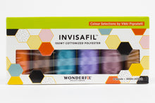Load image into Gallery viewer, WonderFil InvisaFil polyester sewing thread collections b009 400m package
