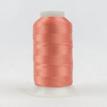 Load image into Gallery viewer, WonderFil Polyfast polyester sewing thread spool p1012 salmon pink

