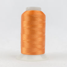 Load image into Gallery viewer, WonderFil Polyfast polyester sewing thread spool p1033 medium orange
