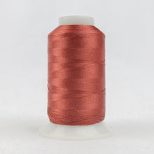 Load image into Gallery viewer, WonderFil Polyfast polyester sewing thread spool p1035 rust pink

