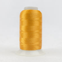 Load image into Gallery viewer, WonderFil Polyfast polyester sewing thread spool p1052 curry gold
