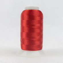 Load image into Gallery viewer, WonderFil Polyfast polyester sewing thread spool p1088 poppy red
