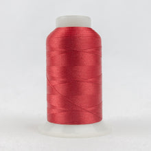 Load image into Gallery viewer, WonderFil Polyfast polyester sewing thread spool p1089 coral red
