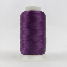 Load image into Gallery viewer, WonderFil Polyfast polyester sewing thread spool p1098 dark mulberry
