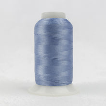 Load image into Gallery viewer, WonderFil Polyfast polyester sewing thread spool p2102 light denim
