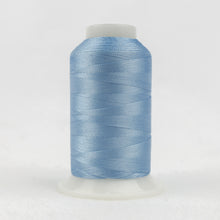 Load image into Gallery viewer, WonderFil Polyfast polyester sewing thread spool p2104 seashell blue
