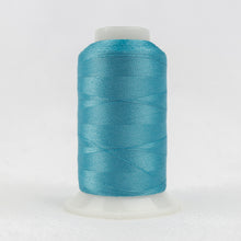 Load image into Gallery viewer, WonderFil Polyfast polyester sewing thread spool p2107 lake blue
