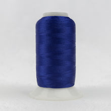 Load image into Gallery viewer, WonderFil Polyfast polyester sewing thread spool p2114 dark royal blue
