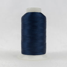 Load image into Gallery viewer, WonderFil Polyfast polyester sewing thread spool p2177 mood indigo
