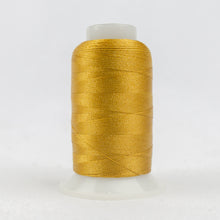 Load image into Gallery viewer, WonderFil Polyfast polyester sewing thread spool p3238 dark gold

