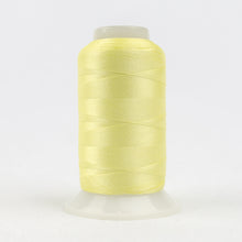 Load image into Gallery viewer, WonderFil Polyfast polyester sewing thread spool p3260 light lemon
