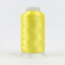 Load image into Gallery viewer, WonderFil Polyfast polyester sewing thread spool p3261 bright lemon
