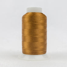 Load image into Gallery viewer, WonderFil Polyfast polyester sewing thread spool p4351 burnished gold
