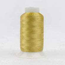 Load image into Gallery viewer, WonderFil Polyfast polyester sewing thread spool p4360 brass
