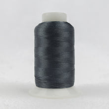Load image into Gallery viewer, WonderFil Polyfast polyester sewing thread spool p5393 silver haze
