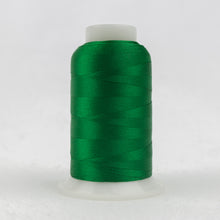 Load image into Gallery viewer, WonderFil Polyfast polyester sewing thread spool p6489 kelly green
