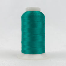 Load image into Gallery viewer, WonderFil Polyfast polyester sewing thread spool p6493 turquoise
