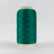 Load image into Gallery viewer, WonderFil Polyfast polyester sewing thread spool p6495 bright aqua
